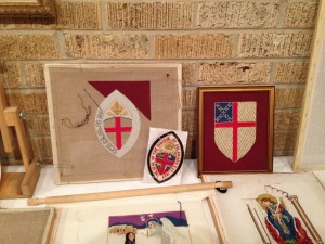Works in progress by St Clare's Guild.